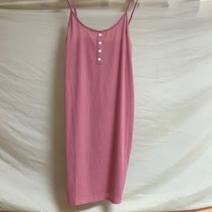 light pink slim fitting button up